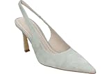 CORINA | Zapatos de Tacón Mujer – Zapato de Salón en Color Verde – Sin Cierre – Zapato en Punta – Tacón Medio y Cómodo – Tacón Stiletto – para Oficina – Elegante – Fiesta y Evento