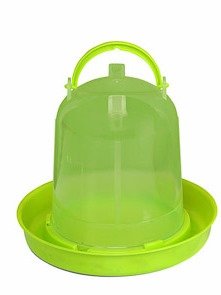 pcmoviles 2 bebederos Eco 3 litros pistacho para Pollito, perdices y otras aves Cover