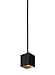Tech Lighting 700TDEXOP63660BG-LED930 Sean Lavin - 20 Degree LED Line Voltage with 18 Inch Shade, Finish Color: Matte Black/Gold Haze, Color Temperature: 3000
