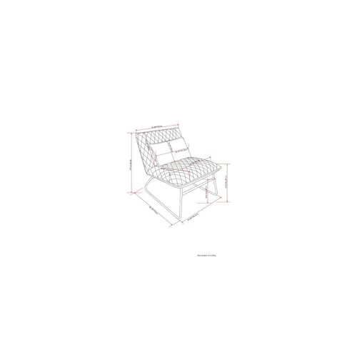 Sillón moderno tapizado lino gris con cojín lumbar miniatura 2