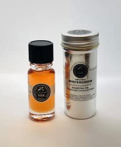 Aceite esencial de gaulteria orgánica (Gaultheria procumbens) (1.7 fl oz) por NHR Organic Oils