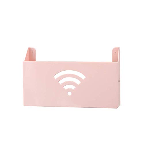 Schwimmende Regale WiFi-Wandregal ， Bonbonfarbener, Leichter Multifunktions-Displayständer aus Kunststoff ， Für