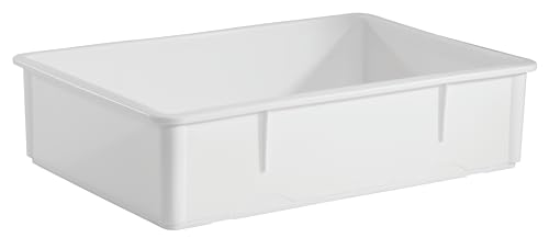 Arenero abierto de plástico CenPro para gatos 26x18x3 pulg miniatura 2