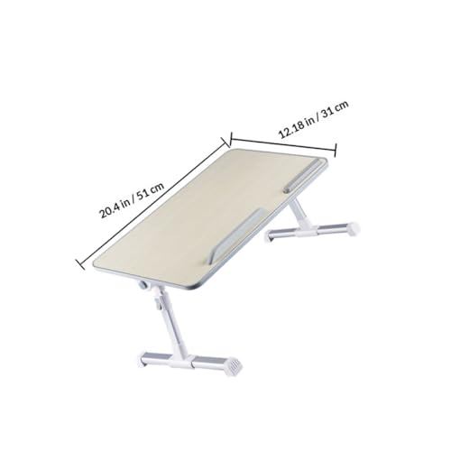 Bureau pliable en bois réglable pour table ordinateur portable charge lourde - 8