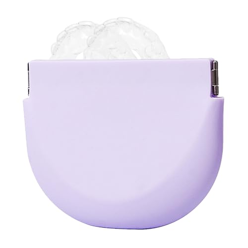 Zasjon Caixa de dentes de silicone pós-calcário, caixa dentária com orifício de ar, caixa de armazenamento de dentes caixa ortopôncia dentária