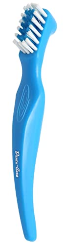 Polident limpador rápido de dentadura de 3 minutos, 84 comprimidos em pacote de menta tripla com esc