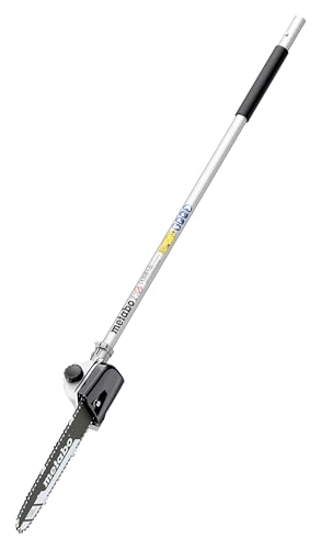 metabo MA-MS 25 Embout pour élagueuse Longueur du rail 25 cm, protection de chaîne de tronçonneuse avec chaîne de tronçonneuse 25 cm 3/8” LP 1,3 mm