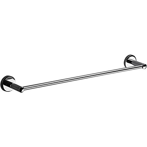 Porte-serviettes mural chrome 60 cm pour éviter l'humidité du linge