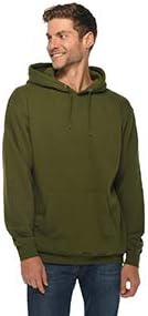 Lane Seven Unisex Premium Pullover Hooded Sweatshirt XL Army Green