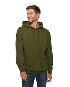 Unisex Premium Pullover Hooded Sweatshirt L Army Green