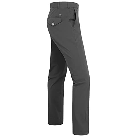 Oscar Jacobson Mens Slim Fit Trousers Golf Pants Bottoms Charcoal 38W / 30L Cover