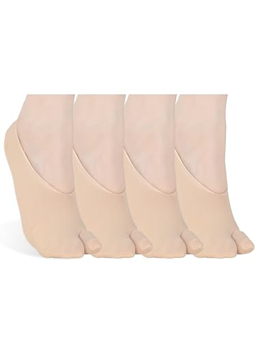 Image of Bencailor Women Tabi Socks Summer Thin No-show Socks 2-toe Split Sock for Flip Flops Sandals Flats Sneakers
