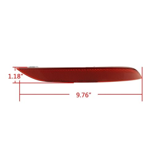 Feu stop réflecteur arrière E60 rouge droit pour BMW E61 - 4