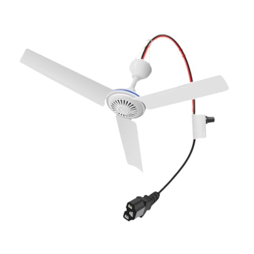 Ventilador de Techo, Ventilador Ajustable, Ventilador Compacto, Ventilador, Ventilador Silencioso, Fabricado en Material PP con Instalación, a, Individual