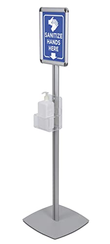 EUROPEL Infoständer, freistehender Desinfektionsspender,...