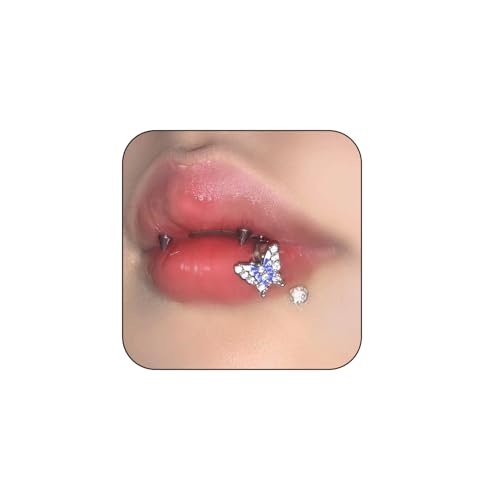 Hanfluenve Butterfly Lip Ring