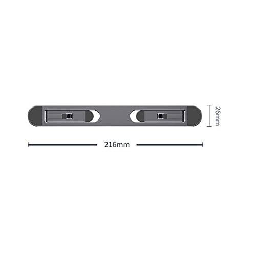 Soporte plegable para laptop negro miniatura 3