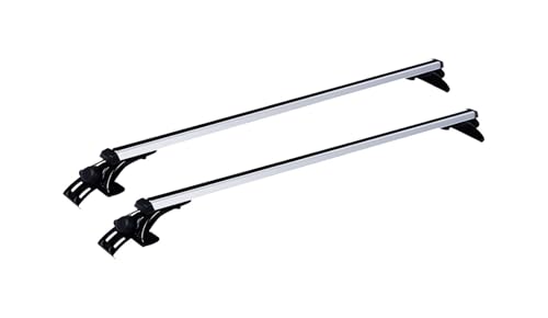 Barras de techo universales de 48 pulgadas ajustables para coches sin rieles laterales de 122cm