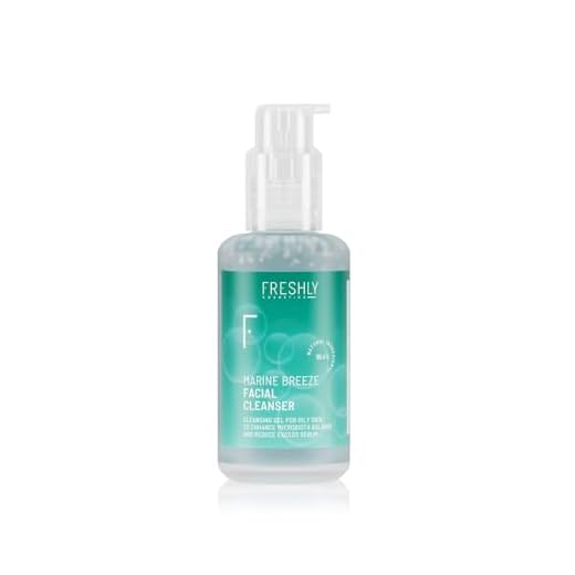 Freshly Cosmetics Limpiador facial con ácido salicílico para piel grasa y con acné Marine Breeze, 100ml