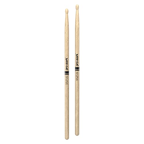 Promark Classic Attack 747B Shira Kashi Oak Drumsticks, Oval Wood Tip, One Pair #TOP2