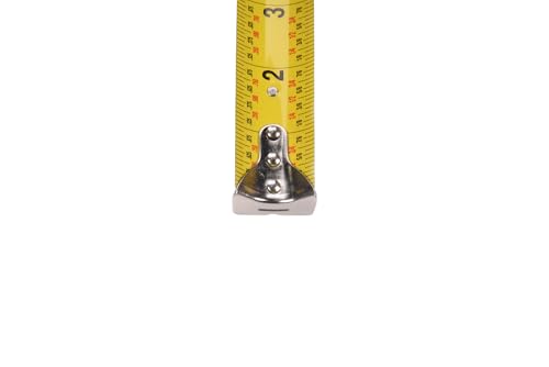 Image of Century Drill & Tool 72825 Big Blue Tape Measure, 25' | Positive blade lock, high-impact chrome case, belt clip, large easy-to-read fractional markings