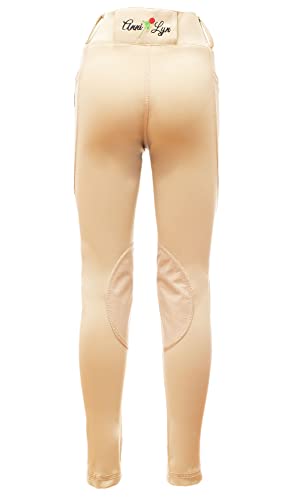 Anni Lyn Sportswear Girl's Competitor Knee Patch Tight4