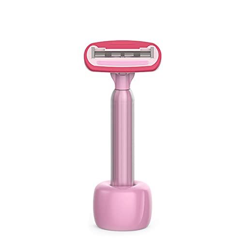 Women Ultra Smooth Razor Womens Razors for Shaving Comfortable handle 5-blade Razor + 2 Refill Blades for a Smooth and safety Shave Reusable Razors for Girls Women