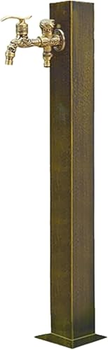 LoiYtrd Fuente de Columna de Agua for Exteriores de Acero Inoxidable(80cm/31in)