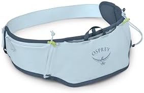 Osprey Duro Dyna LT Belt for Running - Slim Running Belt for Men & Women - Reflective Jogging Pouch for Phone, Dawn Blue