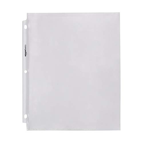 Amazon Basics Sheet Protector, Heavy Duty, 100 Pack, Clear #TOP1