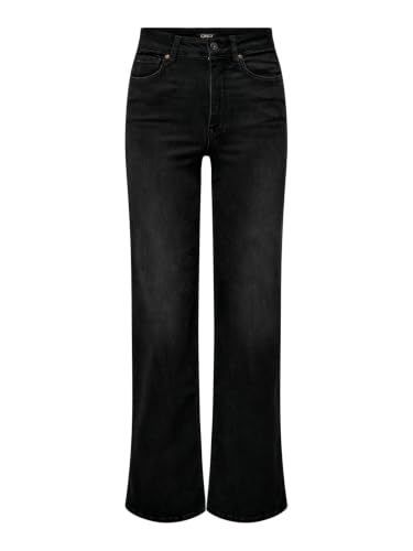Only Pantaloni Jean Donna, Nero Slavato., M / 34L