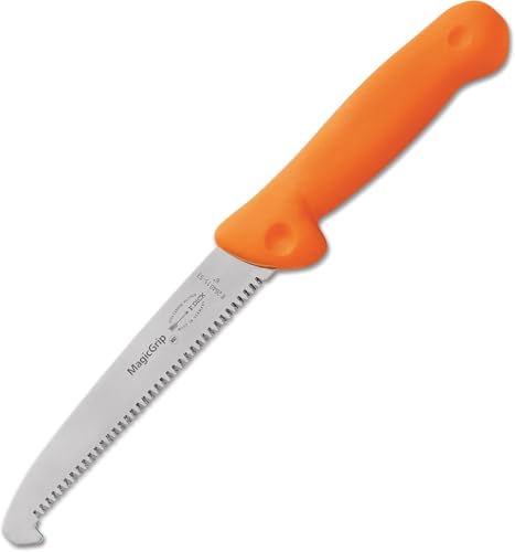 DICK Jagdknochensäge 15 cm (Maße 29 80 x 3 x 4 cm Farbe Orange rostfreies Stahl Jagdmesser Knochensäge) 82640151-53