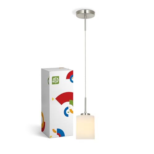 ASD Single Mini-Pendant Ceiling Light Fixture | 60W E26 Socket