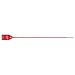 Red Tug Tight Plastic Seal 1000-pk. - 15" Heavy-Duty Plastic Trailer Seals Numbered & Hot-Stamped with"J.J. Keller Seals" - Ribbed Corded Seals are Tamper Resistant - J. J. Keller & Associates