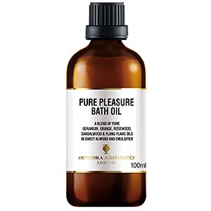 Amphora Aromatics Pure Pleasure Bath Oil 100ml - Glass