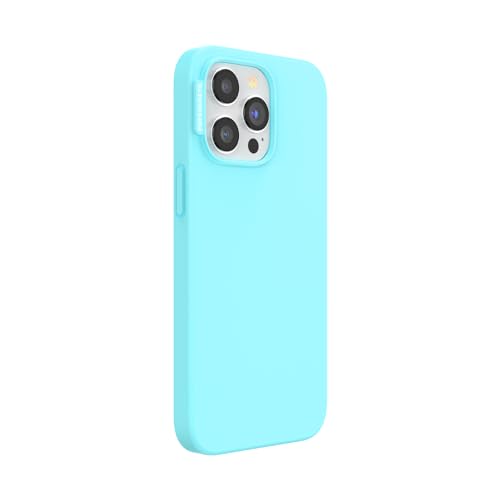 Image of POPSOCKETS iPhone 15 Pro Max Case Compatible with MagSafe, Phone Case for iPhone 15 Pro Max, Wireless Charging Compatible, Case Only - Butterfly Pea Blue
