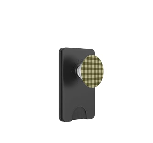 PopWallet para MagSafe verde oliva tarjetero con soporte