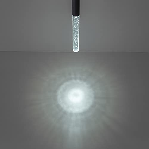 Lmqnine Kitchen Light Fixtures Ceiling Dimmable Led Modern Black Mini Pendant Light With Bubble Crystal Pendant Lighting For Kitchen Island Bedroom Dining Room (3-Light) #TOP6