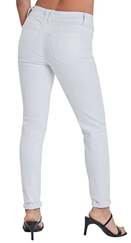 YMI Women's Junior Wannabettabutt Mid-Rise Ankle Jeans4