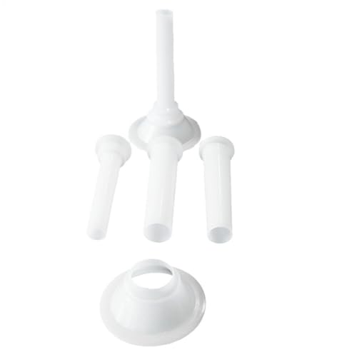 Accesorios para embudos para salchichas: tubos para embutir salchichas de cordero, juego de embudos para salchichas de 3 piezas | Tubos de llenado de embutidor de salchichas para picadora de carne, tu