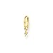 Produktbild Thomas Sabo Damen Einzel Creole Gold Blitz Zirkonia 925 Sterlingsilber CR705-414-14