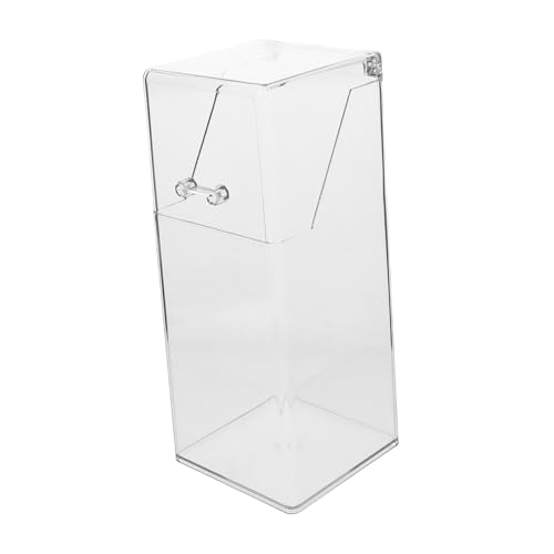 SEWOART 箱 収納ボックス 卓上用 ホルダー クリア ケース ディスペンサーオーガナイザー 事務用品オーガナイザー 卓上収納容器 プラスチック Transparent