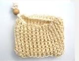 kleine Sisal Seifentasche
