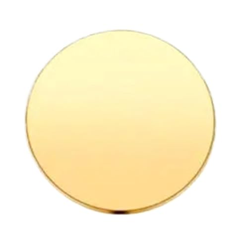 Plaques rondes en laiton de 60 mm d'épaisseur 1 mm pour modélisme mécanique