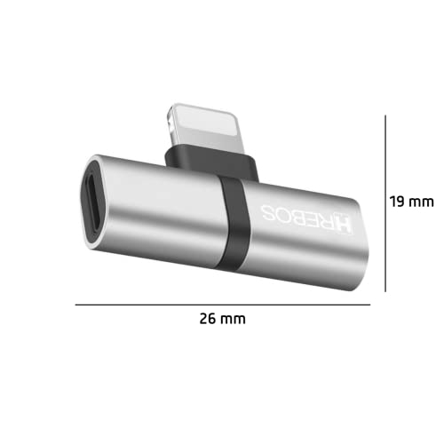 Adaptador Lightning 2 em 1 para Fones de Ouvido e Carregamento Rápido