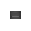 BUILDMART - 6x4 Modern AC Vent Cover - Decorative Black Aluminum Air Vent - Standard Linear Slot Diffuser - Heating and Cooling Register Grille for Ceiling, Walls & Floors - Texas Buildmart