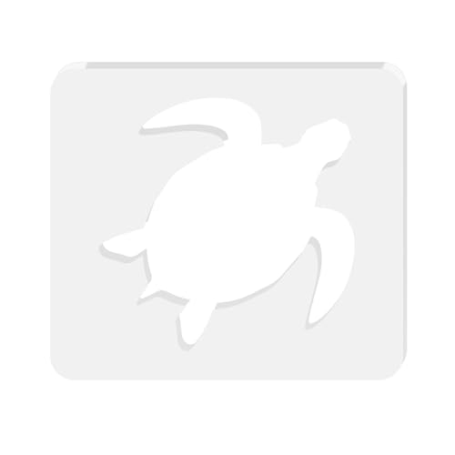 Betagt Sea Turtle Acrylic Router Templates, Router Templates for Woodworking, 5mm Thick Router Inlay Template, Router Jig Woodworking Craft Tracing Guide Tool