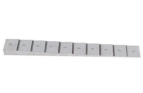 10 Step Ultrasonic Calibration Test Blocks 1mm 2mm 3mm 4mm 5mm 6mm 7mm 8mm 9mm 10mm Calibration Board for Ultrasonic Thickness Gauge Thickness and Linearity in NDT Testing with 1018 Steel miniatura 3