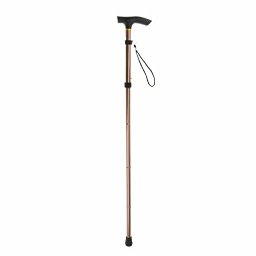 Aluminum Metal Walking Stick Easy Extendable Adjustable Folding Collapsible Lightweight Durable Walking Cane with Comfortable Grip For Men and Women