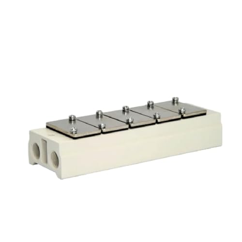 Plaque de bus de base d'électrovanne 3V200M-9F pour distributeur pneumatique multiple